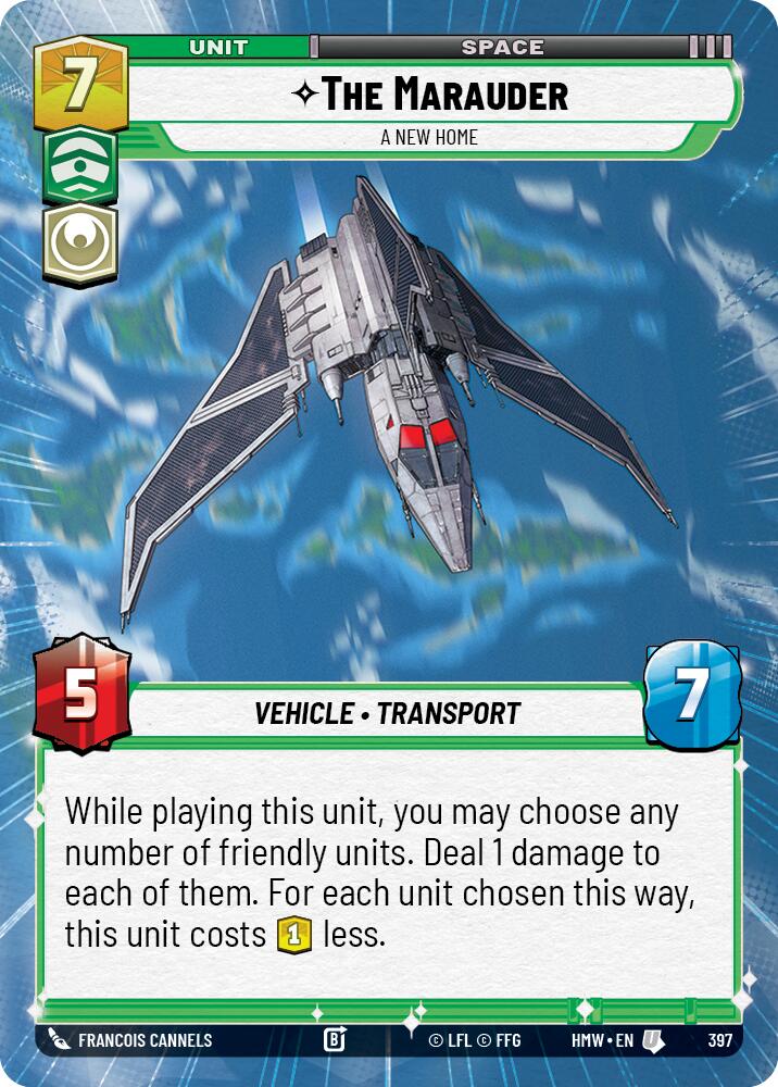 The Marauder - A New Home (Hyperspace), Homeworlds 397