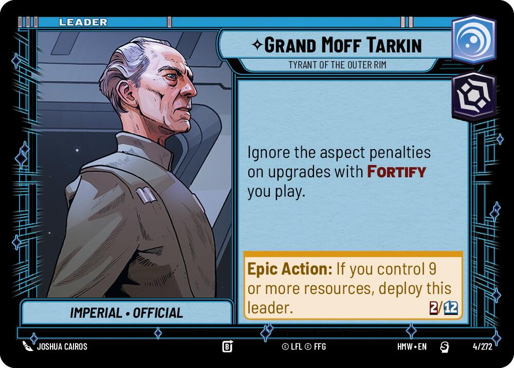 Grand Moff Tarkin - Tyrant of the Outer Rim, Homeworlds 4/272