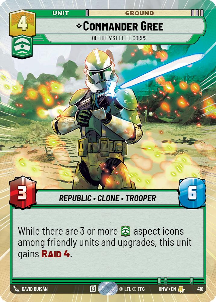 Commander Gree - Of the 41st Elite Corps (Hyperspace), Homeworlds 410