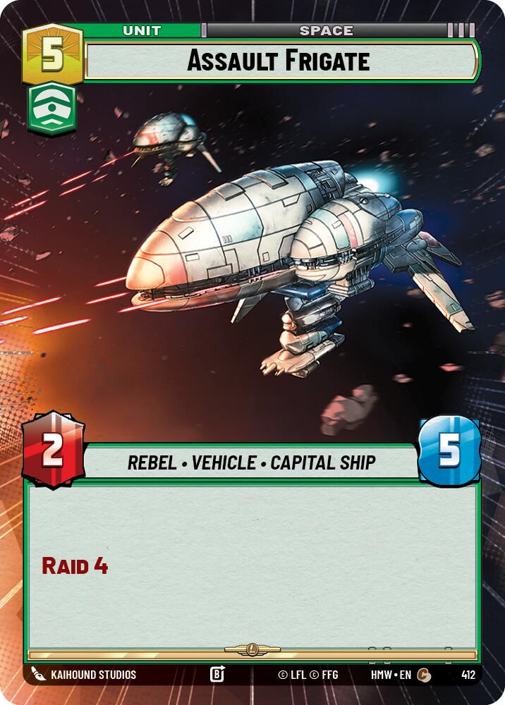 Assault Frigate (Hyperspace), Homeworlds 412
