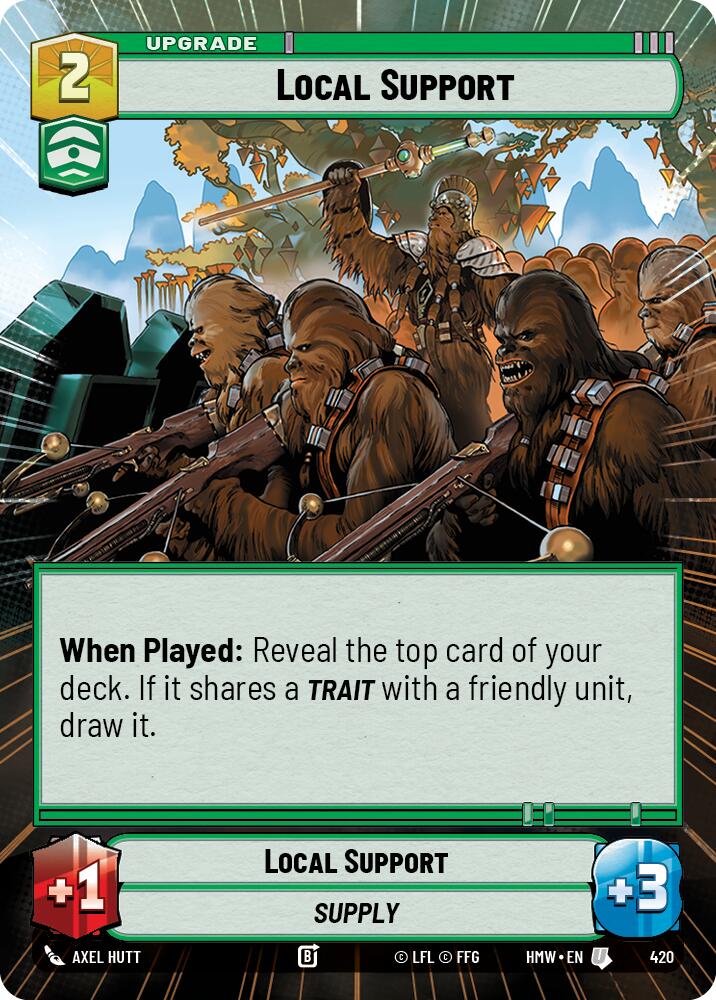 Local Support (Hyperspace), Homeworlds 420