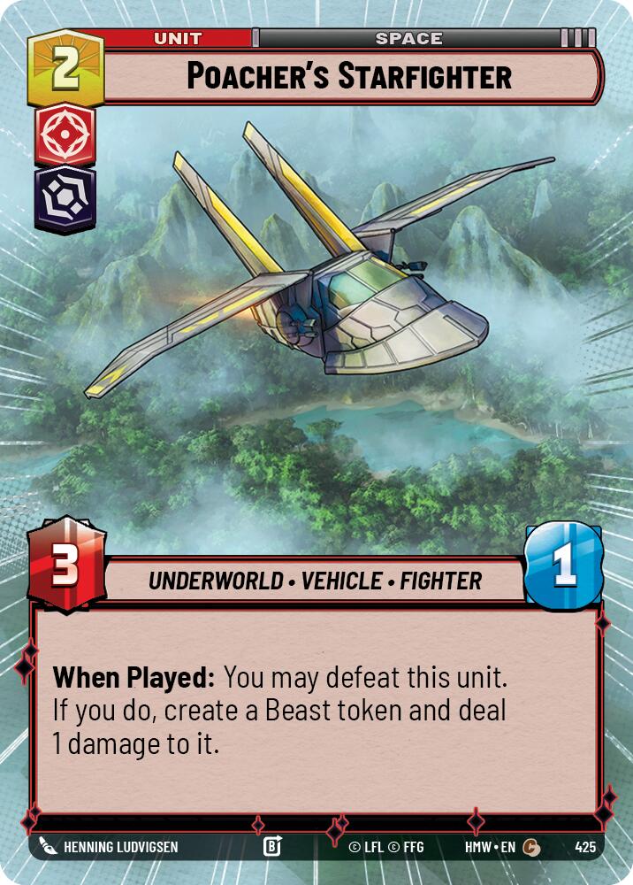 Poacher's Starfighter (Hyperspace), Homeworlds 425