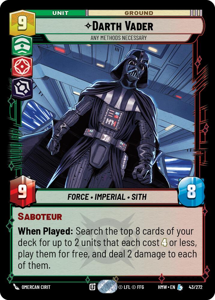 Darth Vader - Any Methods Necessary, Homeworlds 43/272