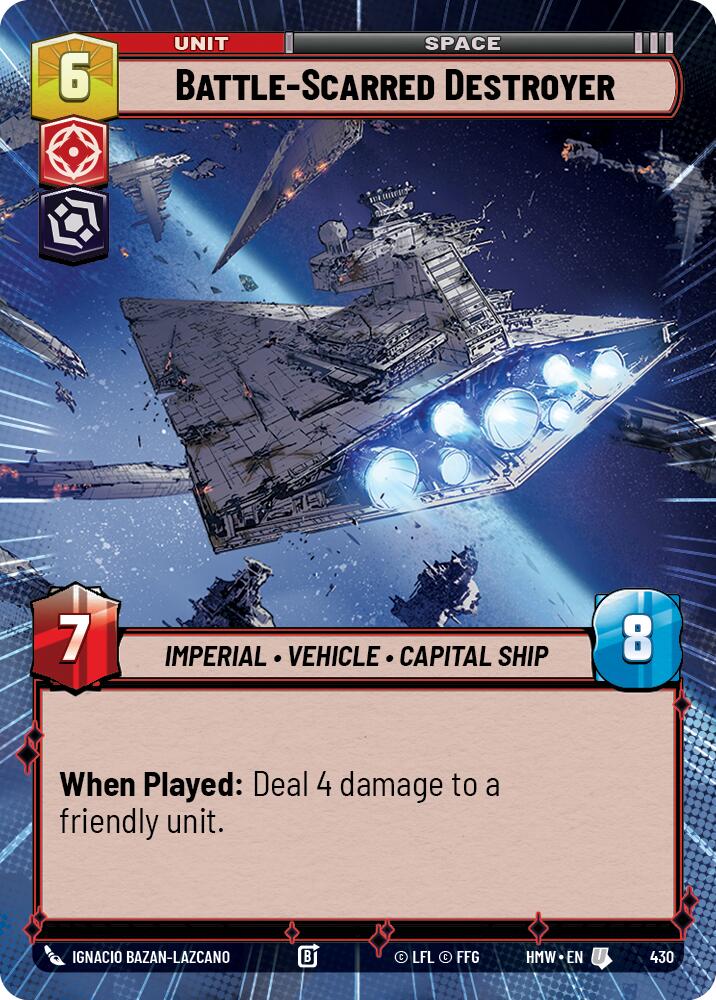 Battle-Scarred Destroyer (Hyperspace), Homeworlds 430