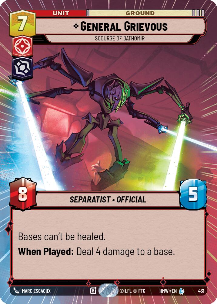 General Grievous - Scourge of Dathomir (Hyperspace), Homeworlds 431