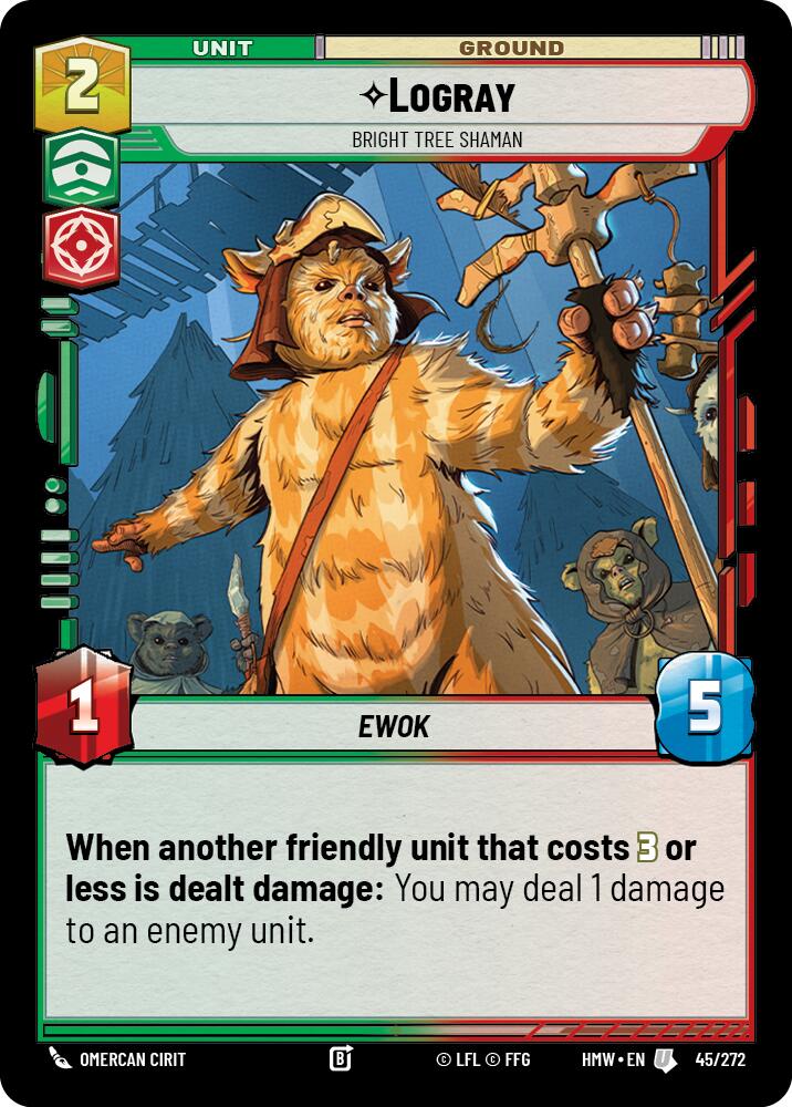 Logray - Bright Tree Shaman, Homeworlds 45/272