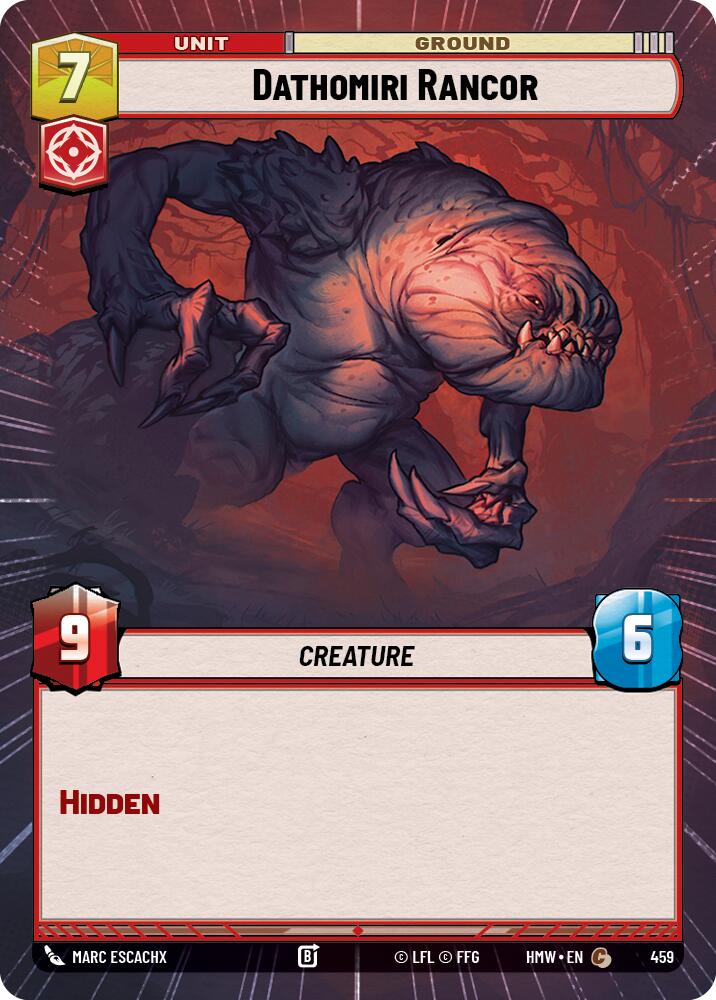 Dathomiri Rancor (Hyperspace), Homeworlds 459
