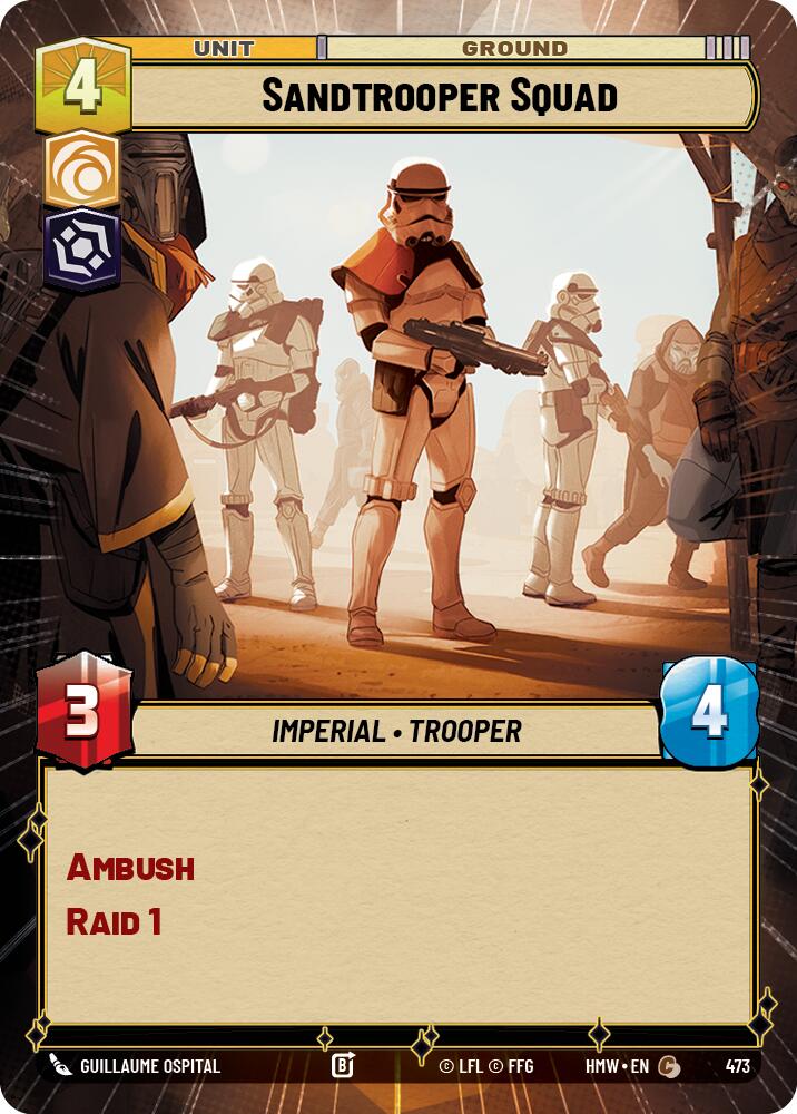 Sandtrooper Squad (Hyperspace), Homeworlds 473