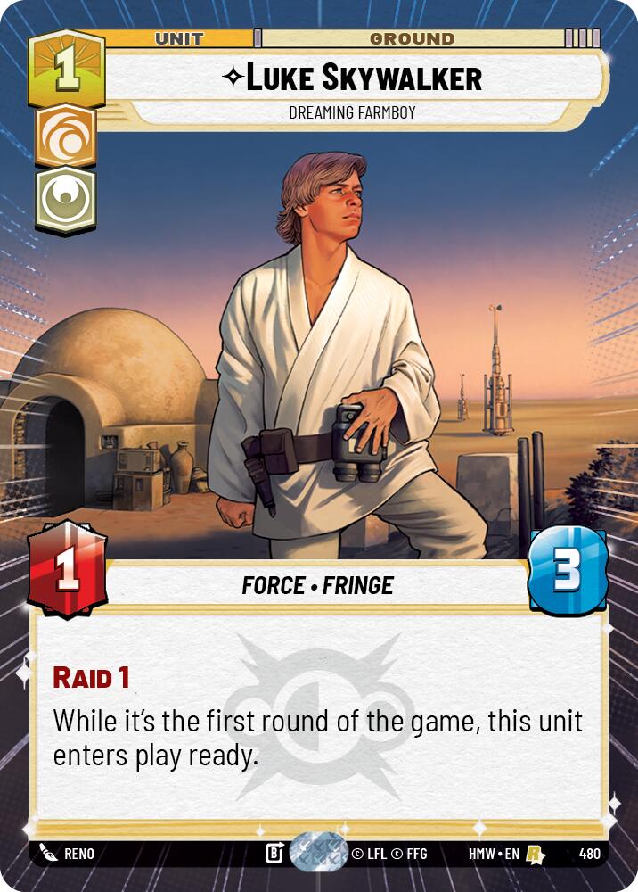 Luke Skywalker - Dreaming Farmboy (Hyperspace), Homeworlds 480