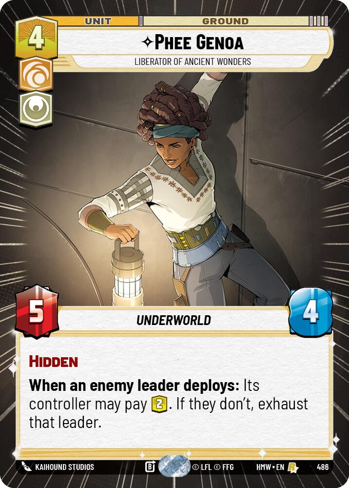Phee Genoa - Liberator of Ancient Wonders (Hyperspace), Homeworlds 486