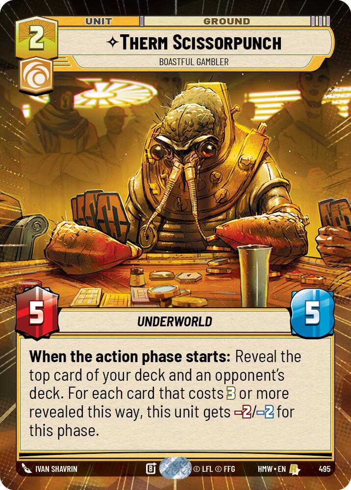 Therm Scissorpunch - Boastful Gambler (Hyperspace), Homeworlds 495