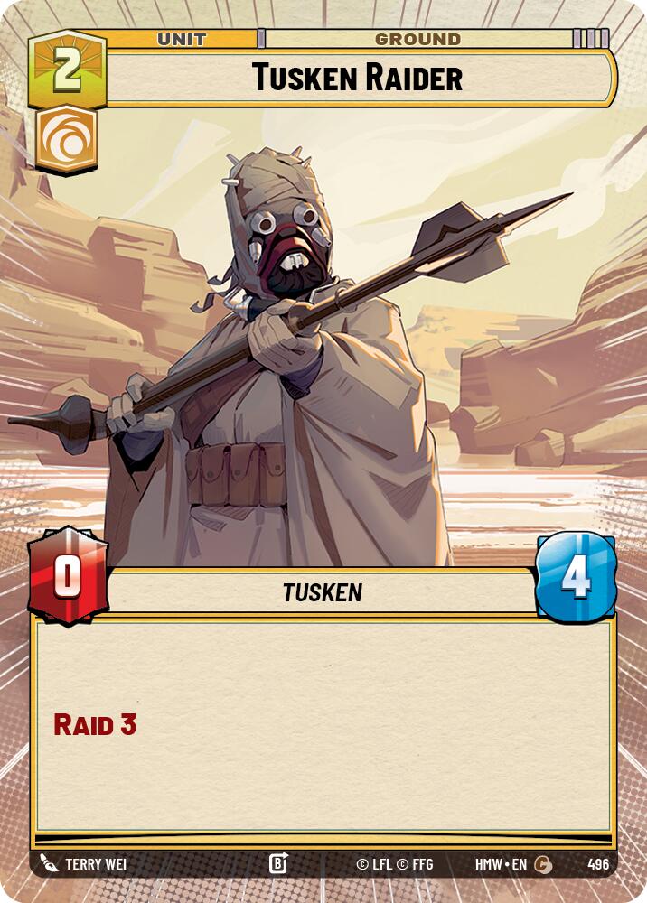 Tusken Raider (Hyperspace), Homeworlds 496