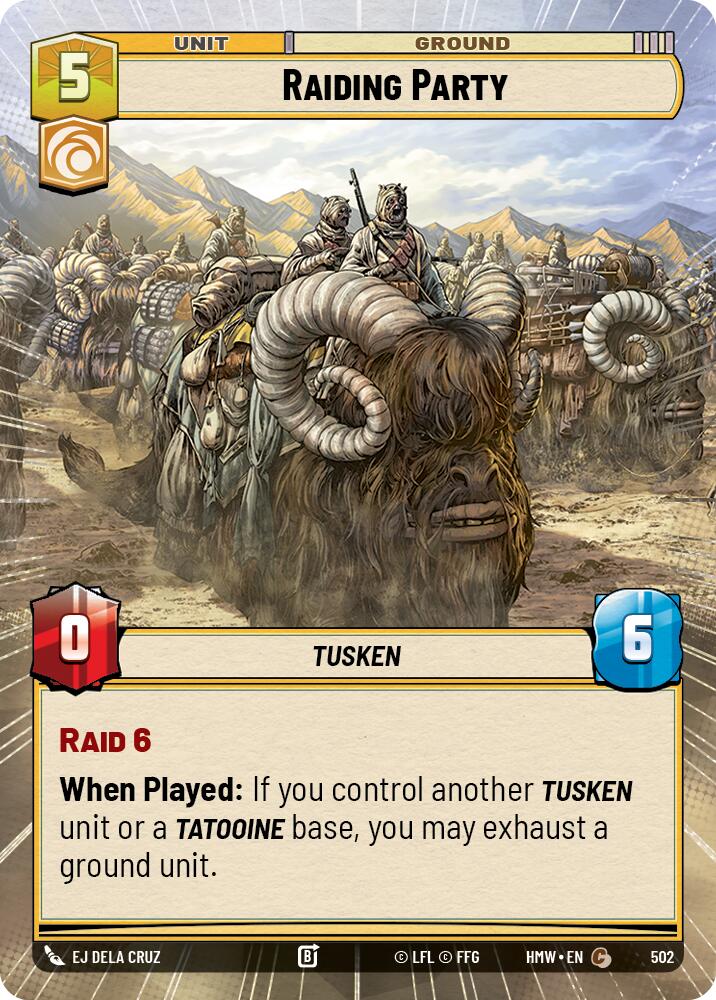 Raiding Party (Hyperspace), Homeworlds 502