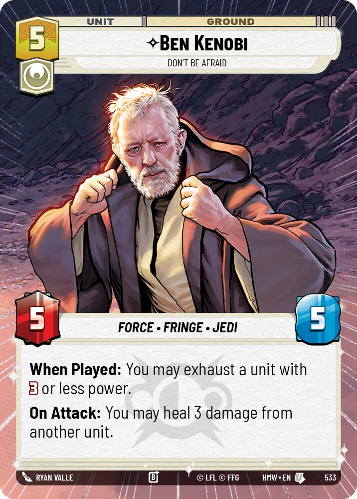 Ben Kenobi - Don't Be Afraid (Hyperspace), Homeworlds 533