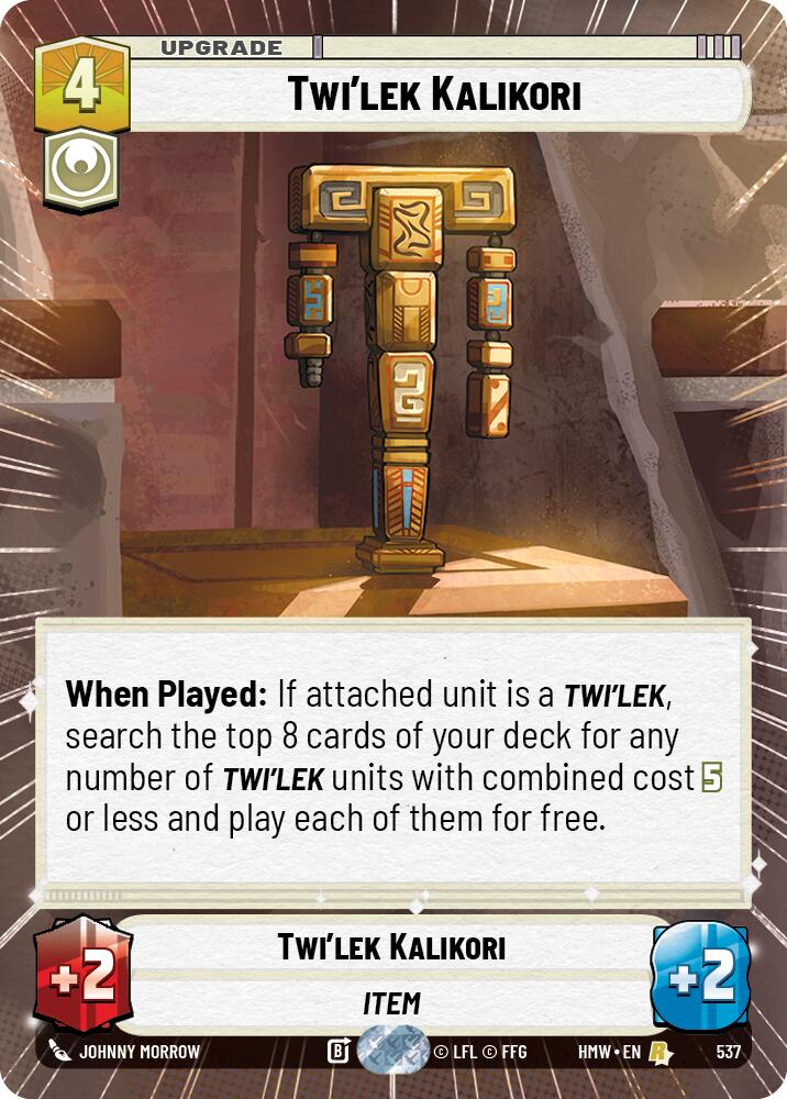 Twi'lek Kalikori (Hyperspace), Homeworlds 537