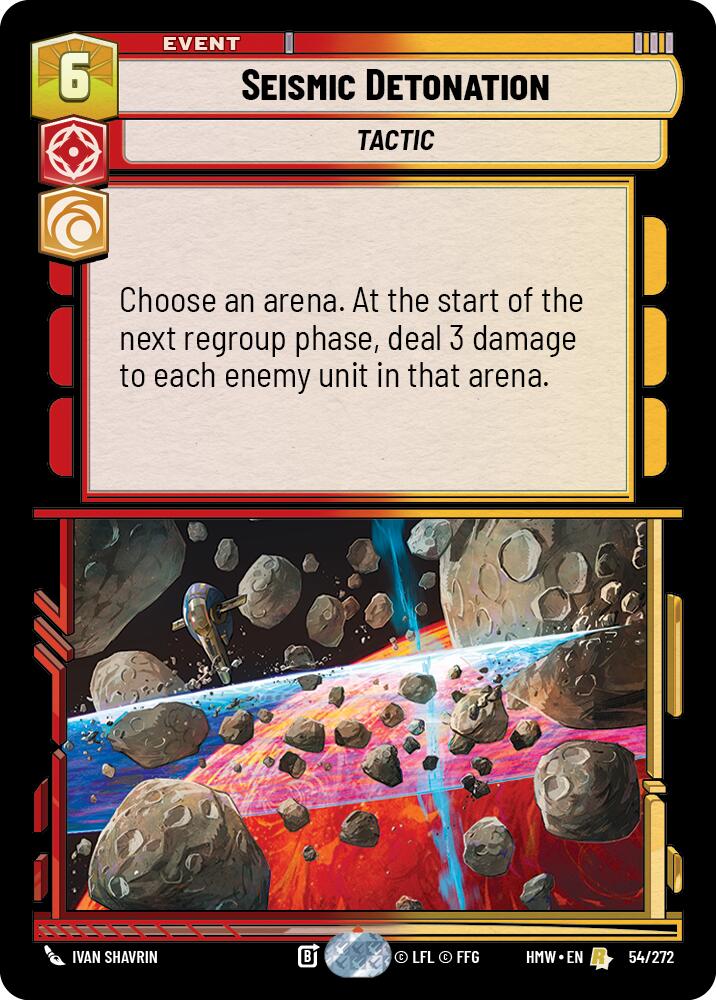 Seismic Detonation, Homeworlds 54/272