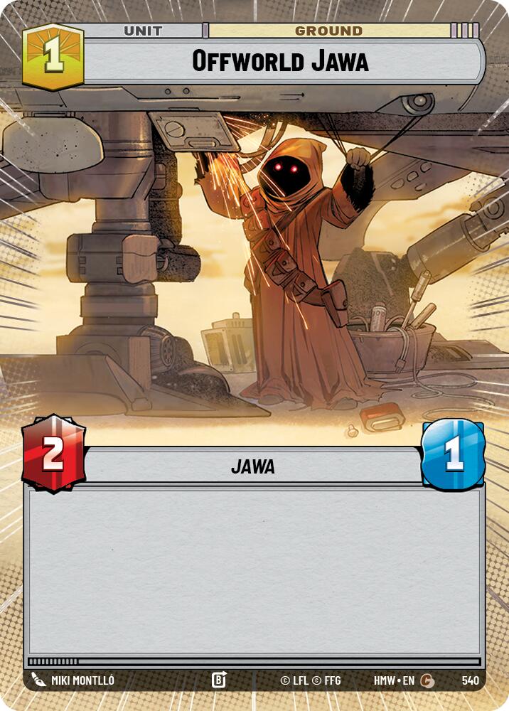 Offworld Jawa (Hyperspace), Homeworlds 540