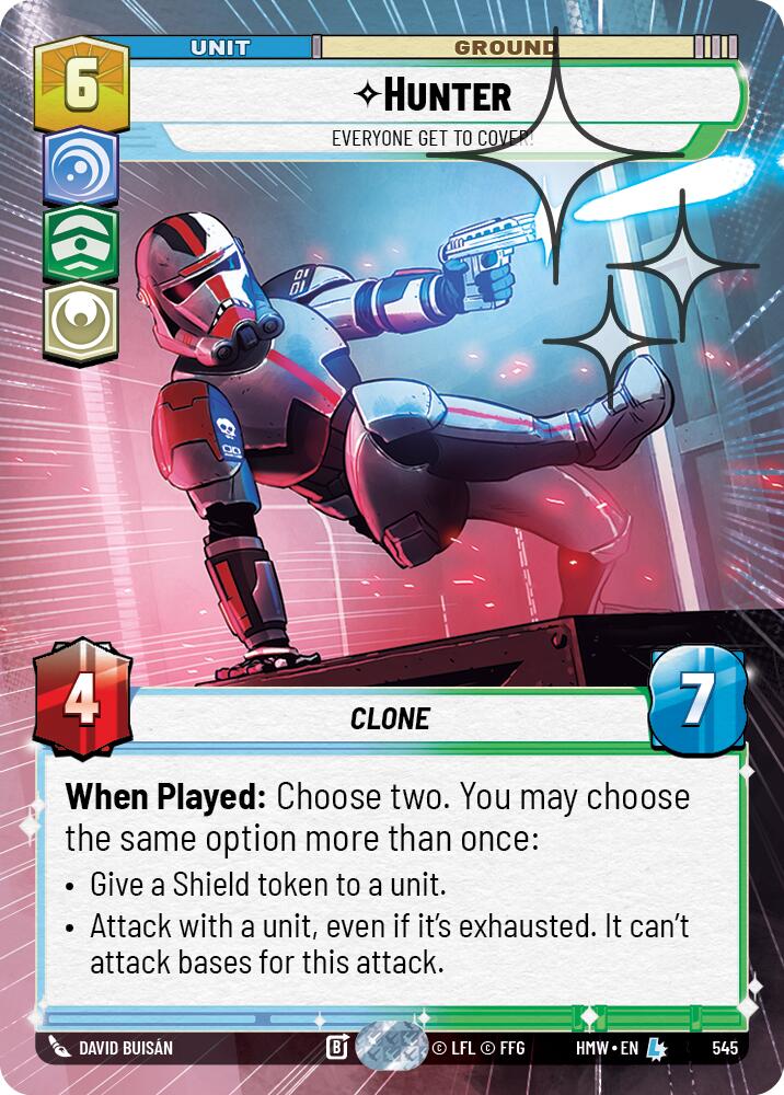 Hunter - Everyone Get to Cover! (Hyperspace Foil), Homeworlds 545