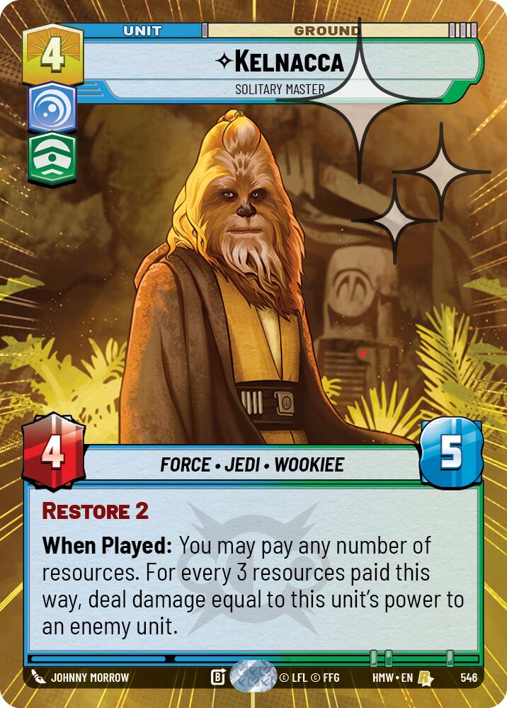 Kelnacca - Solitary Master (Hyperspace Foil), Homeworlds 546