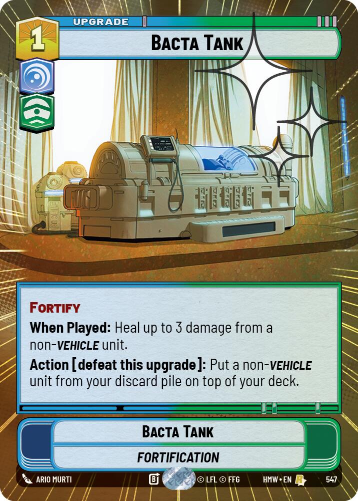 Bacta Tank (Hyperspace Foil), Homeworlds 547