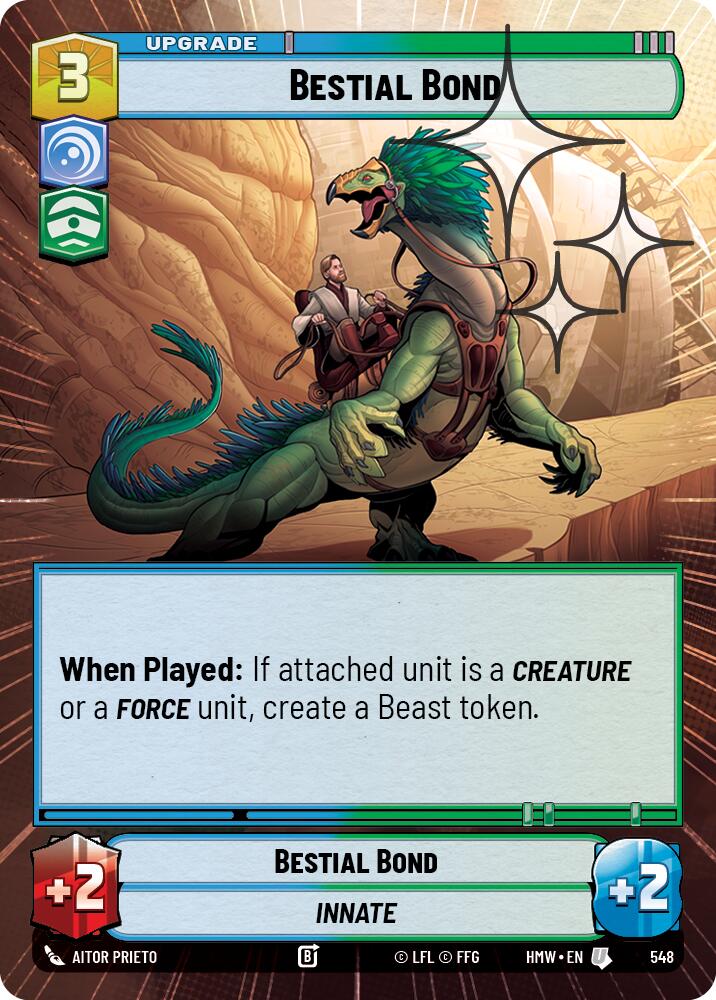Bestial Bond (Hyperspace Foil), Homeworlds 548