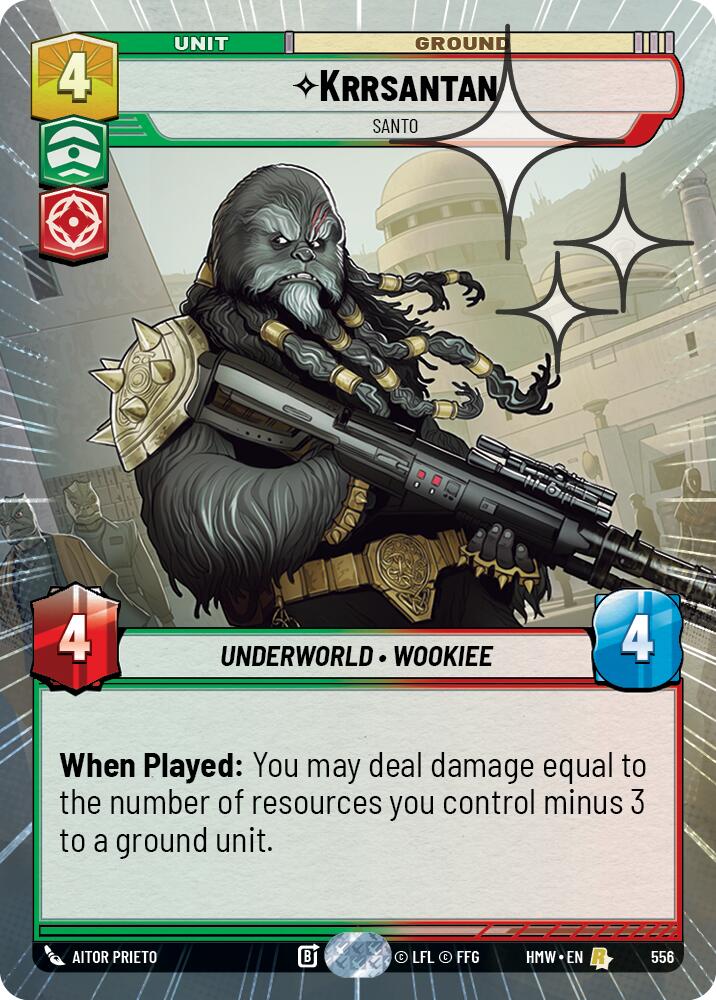 Krrsantan - Santo (Hyperspace Foil), Homeworlds 556