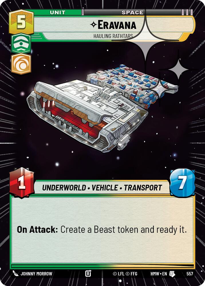 Eravana - Hauling Rathtars (Hyperspace Foil), Homeworlds 557