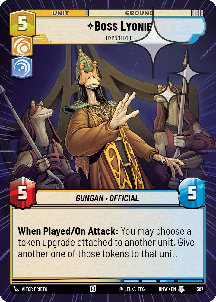 Boss Lyonie - Hypnotized (Hyperspace Foil), Homeworlds 567