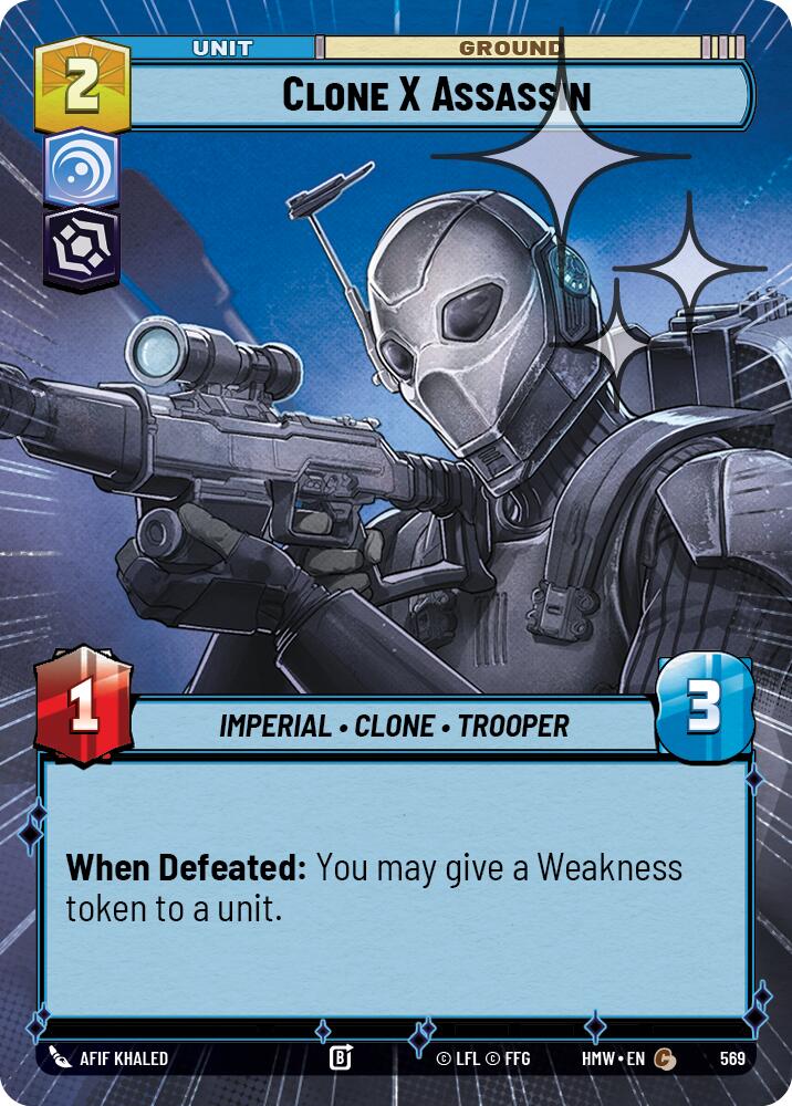 Clone X Assassin (Hyperspace Foil), Homeworlds 569