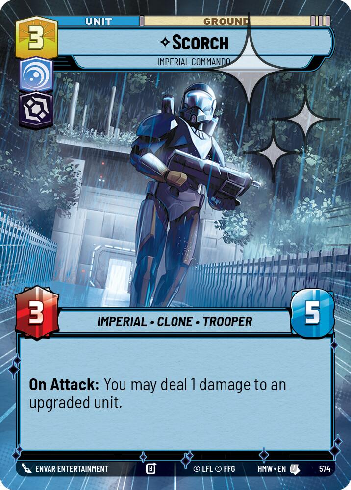 Scorch - Imperial Commando (Hyperspace Foil), Homeworlds 574