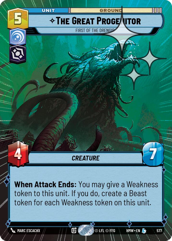 The Great Progenitor - First of the Drengir (Hyperspace Foil), Homeworlds 577