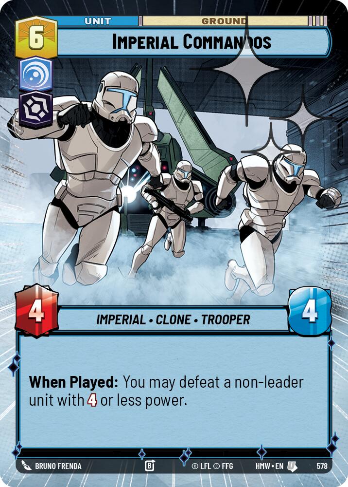 Imperial Commandos (Hyperspace Foil), Homeworlds 578