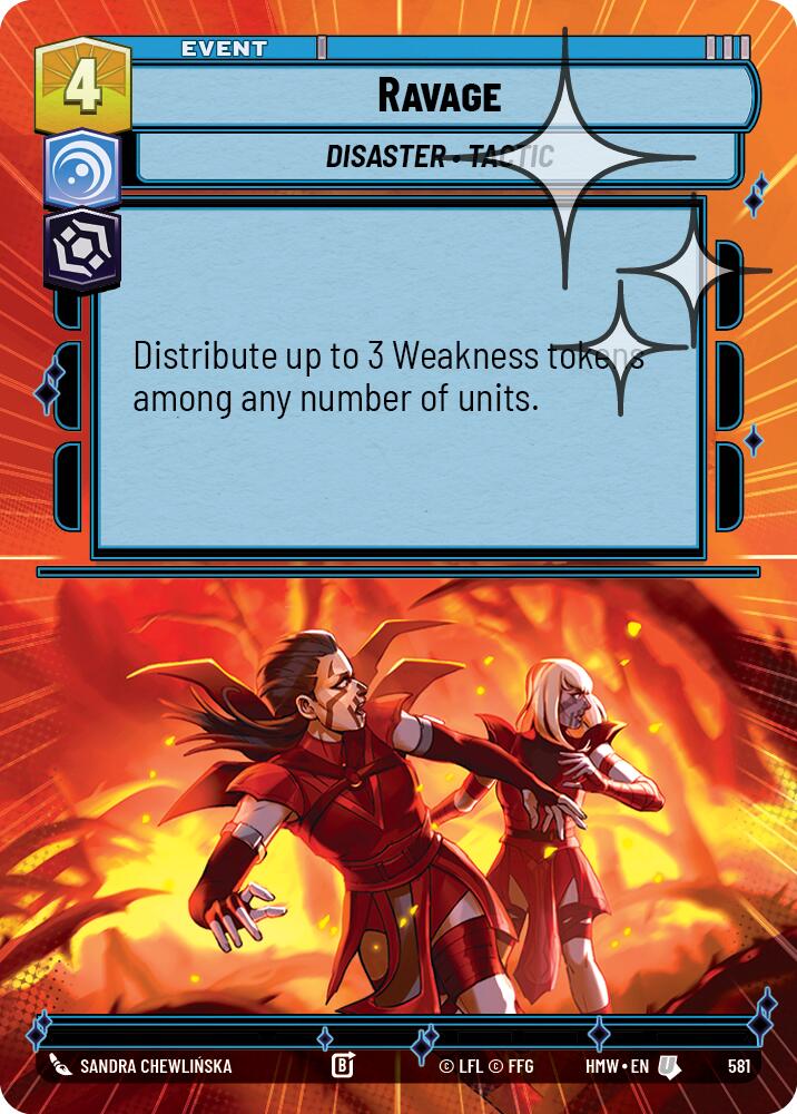 Ravage (Hyperspace Foil), Homeworlds 581
