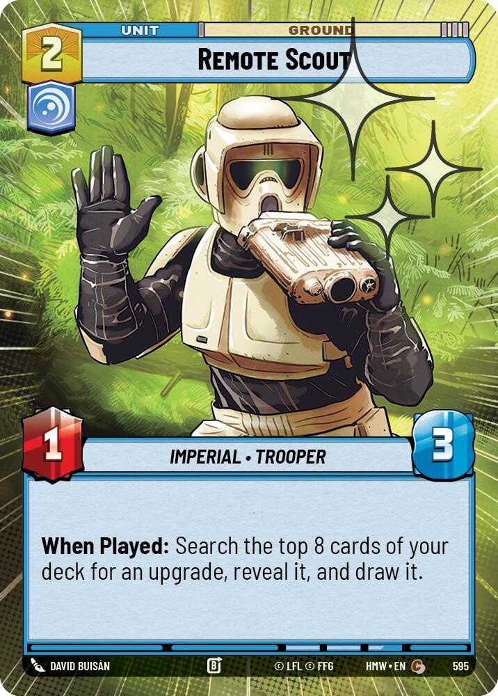 Remote Scout (Hyperspace Foil), Homeworlds 595