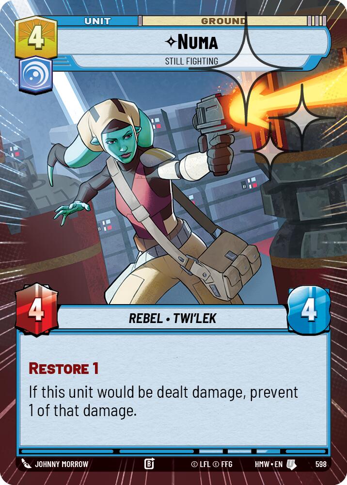 Numa - Still Fighting (Hyperspace Foil), Homeworlds 598
