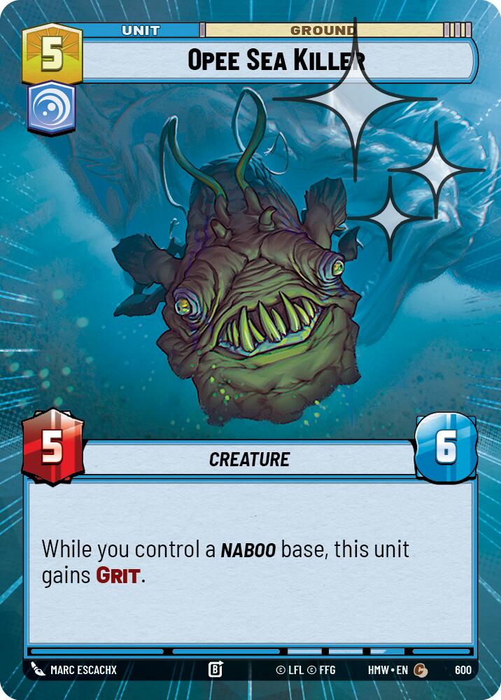 Opee Sea Killer (Hyperspace Foil), Homeworlds 600