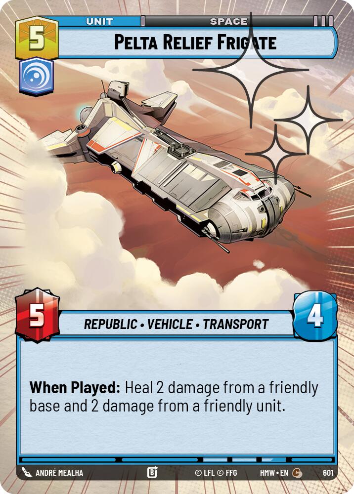 Pelta Relief Frigate (Hyperspace Foil), Homeworlds 601