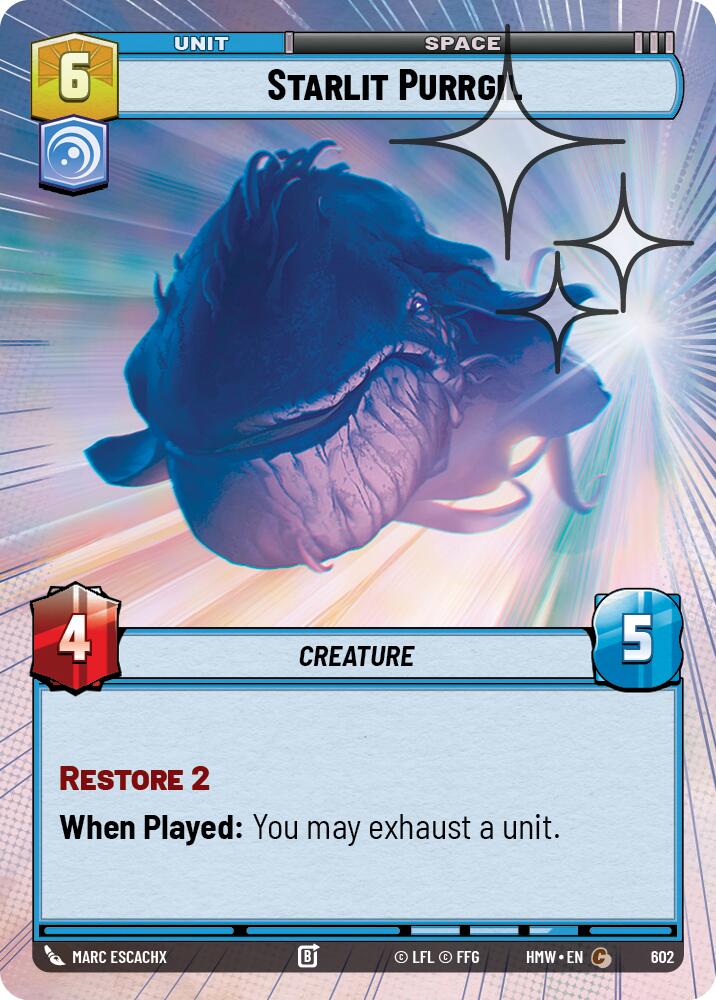 Starlit Purrgil (Hyperspace Foil), Homeworlds 602