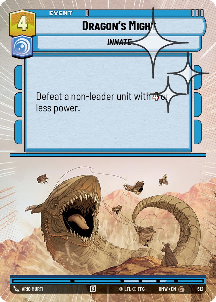 Dragon's Might (Hyperspace Foil), Homeworlds 612