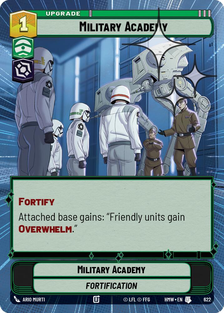 Military Academy (Hyperspace Foil), Homeworlds 622