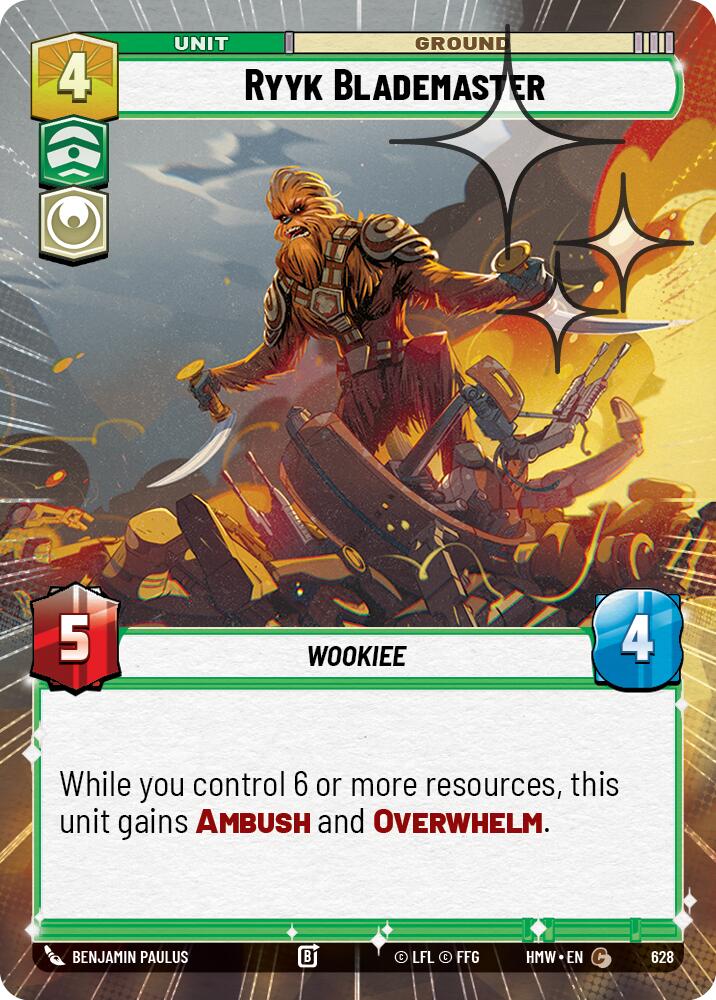 Ryyk Blademaster (Hyperspace Foil), Homeworlds 628