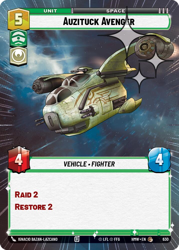 Auzituck Avenger (Hyperspace Foil), Homeworlds 630