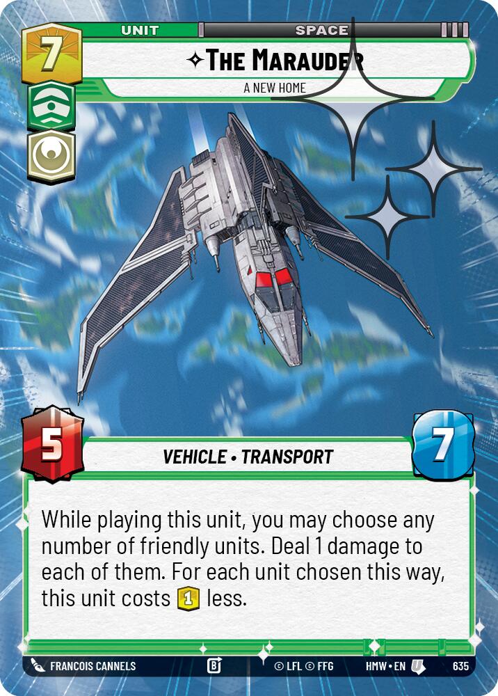 The Marauder - A New Home (Hyperspace Foil), Homeworlds 635