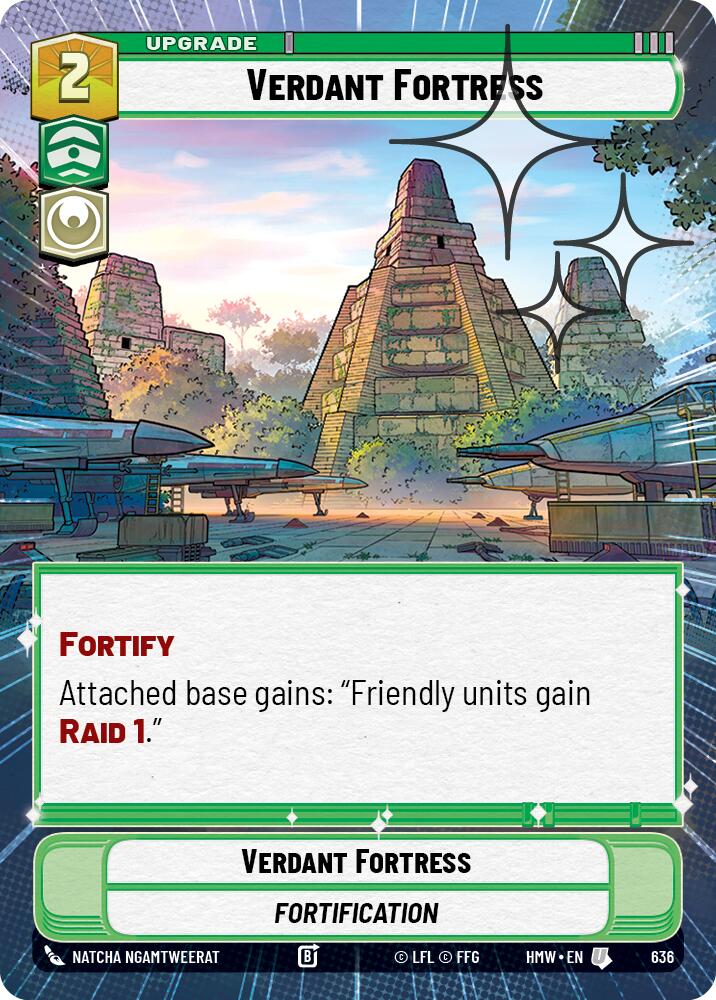 Verdant Fortress (Hyperspace Foil), Homeworlds 636