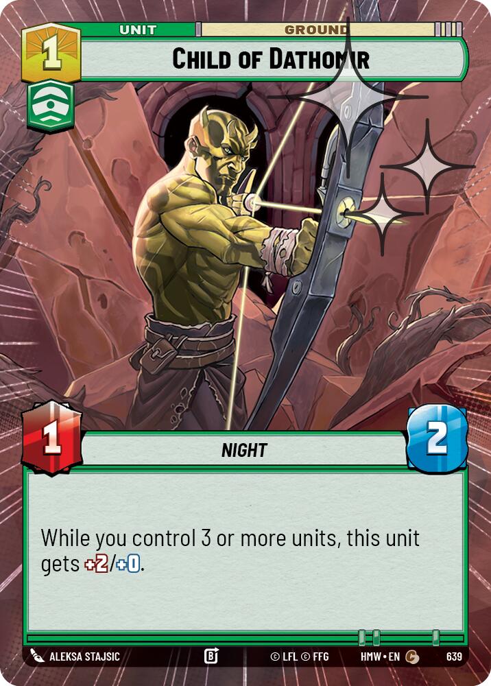 Child of Dathomir (Hyperspace Foil), Homeworlds 639