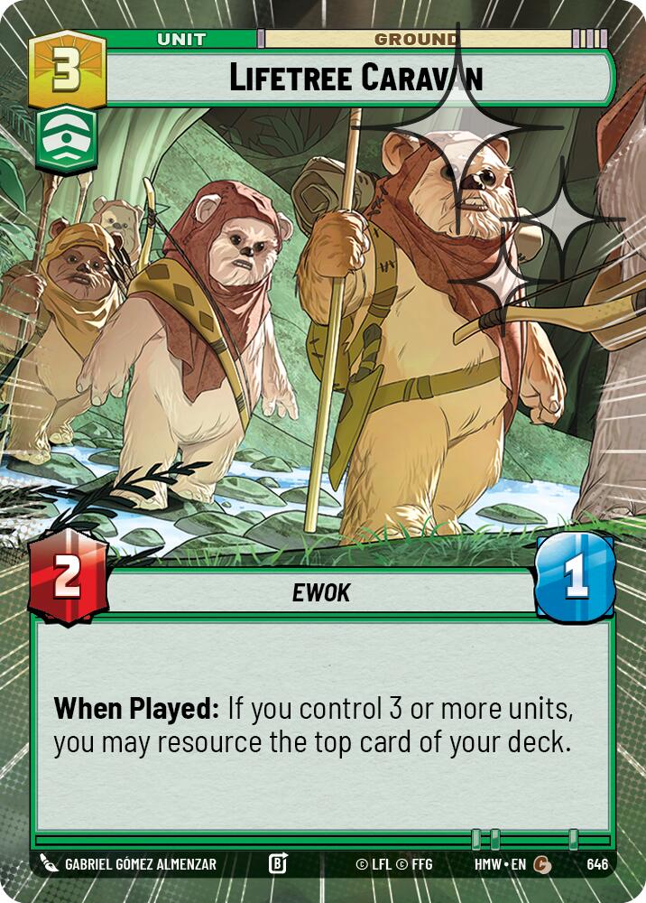 Lifetree Caravan (Hyperspace Foil), Homeworlds 646