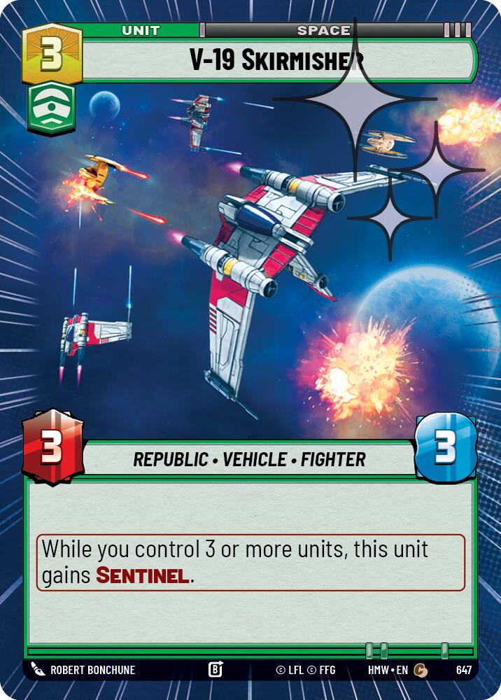 V-19 Skirmisher (Hyperspace Foil), Homeworlds 647