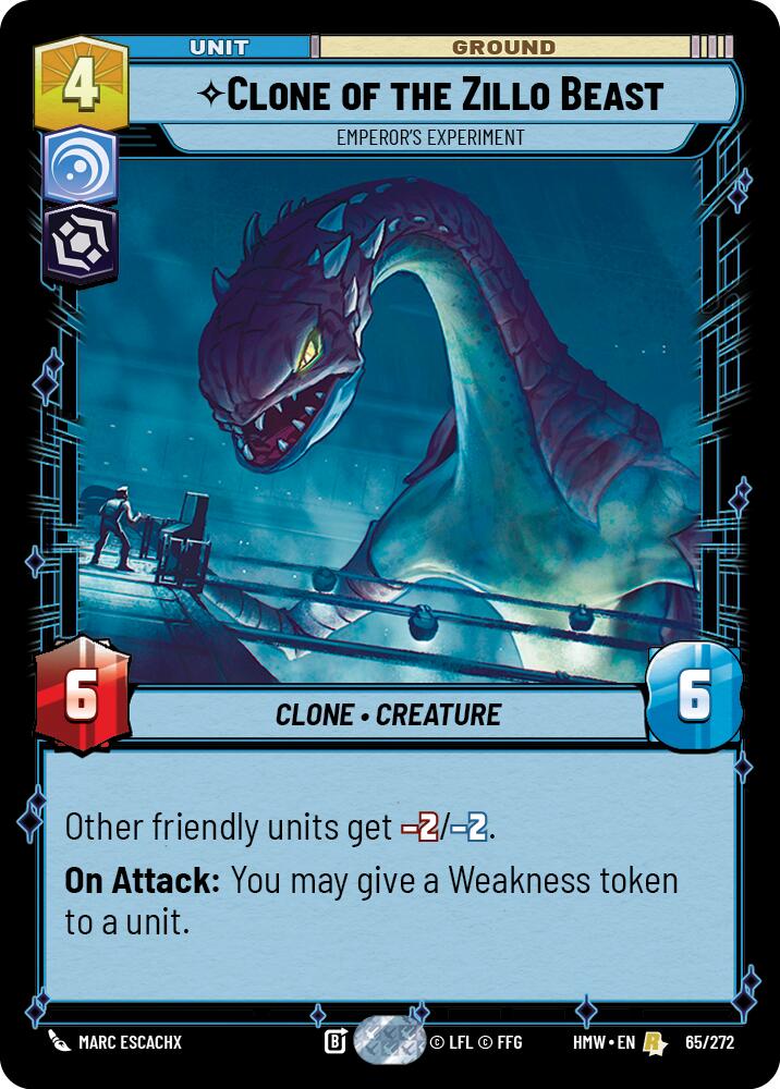 Clone of the Zillo Beast - Emperor's Experiment, Homeworlds 65/272