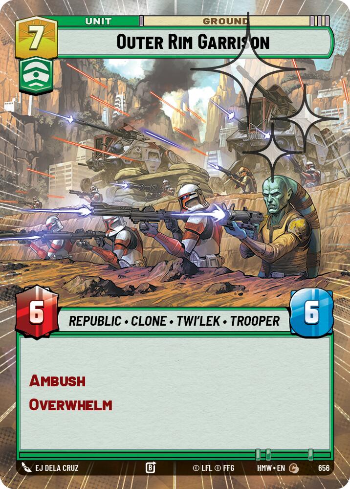 Outer Rim Garrison (Hyperspace Foil), Homeworlds 656