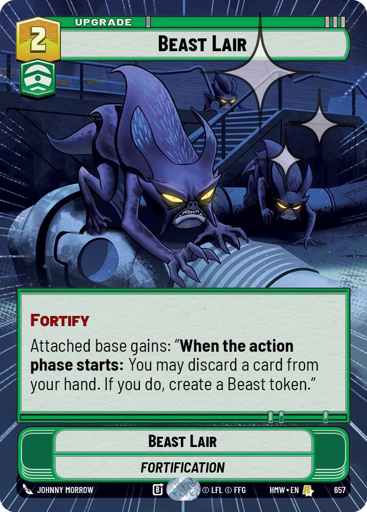 Beast Lair (Hyperspace Foil), Homeworlds 657